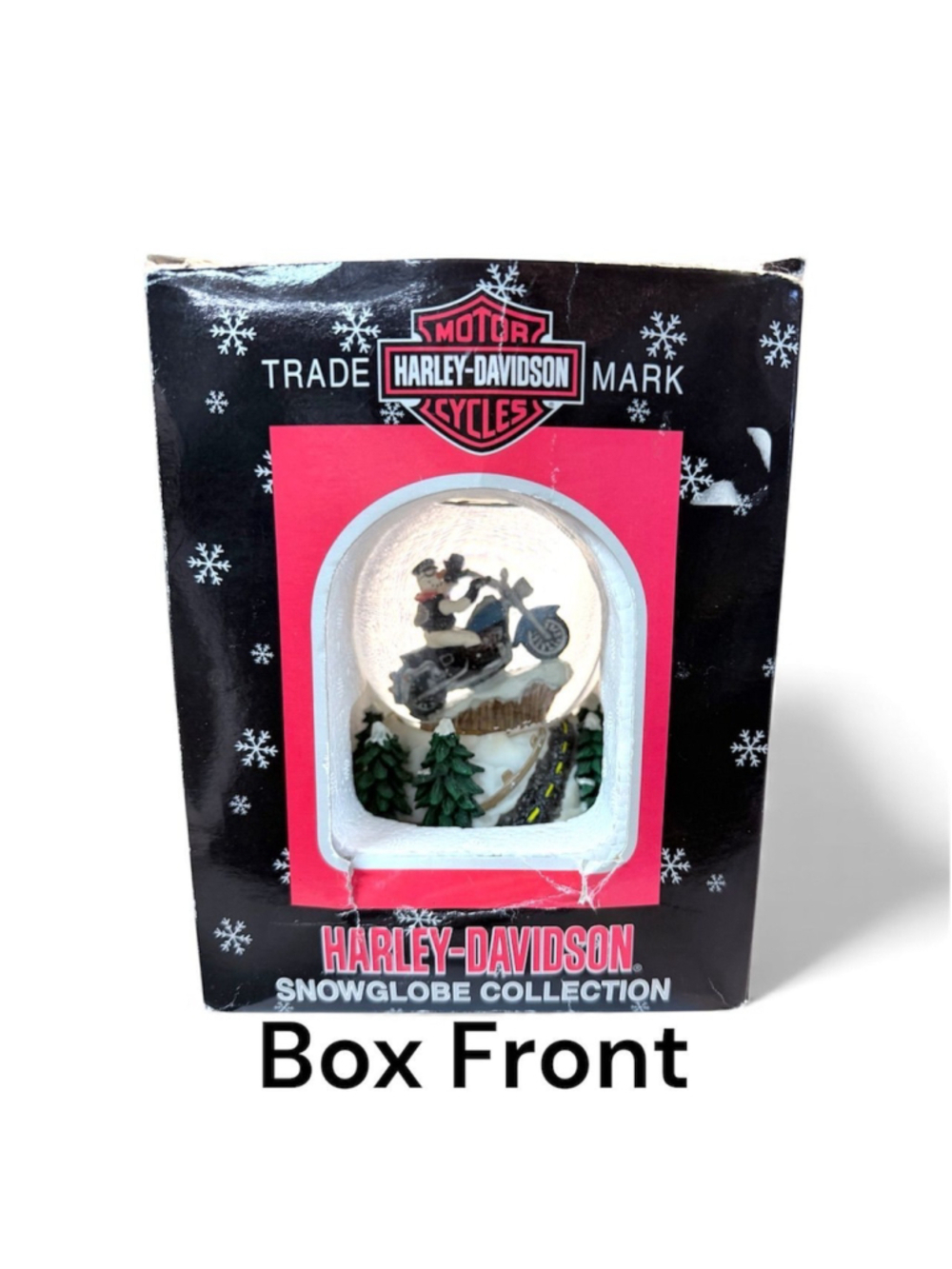 Harley-Davidson Snow Globe North Pole Motorcycle Club 2001 Original Box RARE HD - Picture 9 of 9